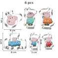 thumbnail image 5 of Cartoon Pig Cookie Cutter Set Cookie Cutters, 5 of 5