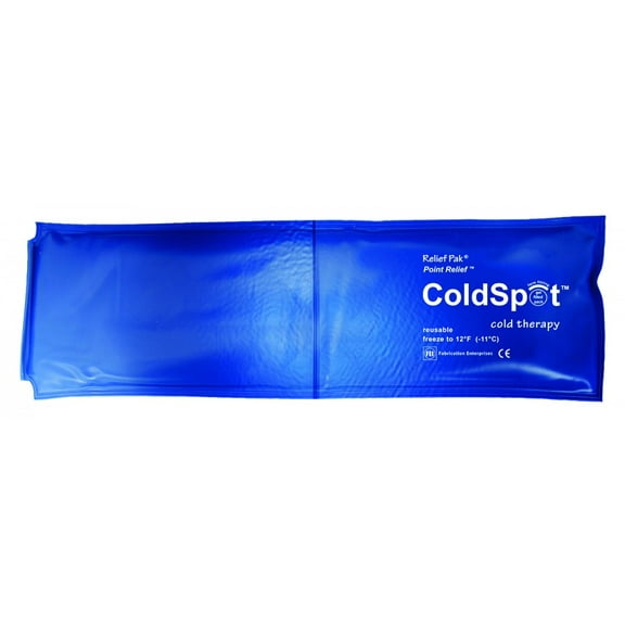 Fabrication Ent Relief Pak Blue-Vinyl Reusable Cold Pack Slim 3 x 11-inch