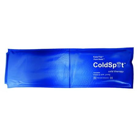 Fabrication Ent Relief Pak Blue-Vinyl Reusable Cold Pack Slim 3 x 11-inch