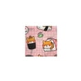 thumbnail image 4 of Wrapables Medium Foldable Tote Nylon Reusable Grocery Bag (Set of 2), Doggy Sushi, 4 of 6
