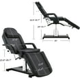 thumbnail image 5 of BarberPub Hydraulic Reclining Massage Bed, Beauty Facial Chair with 330 lbs Capacity, 5 of 8