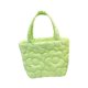 thumbnail image 3 of Bolso de mano para mujer, bolso de compras de gran capacidad, bolso decorativo con flores, bolso acolchado Verde Yuyangstore Monedero de hombro para mujer, 3 of 8