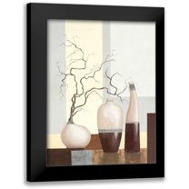 Sedalia, David 12x14 Black Modern Framed Museum Art Print Titled - Medley In Brown I