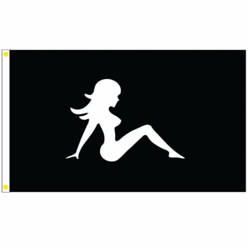 The Lady 3x5ft Poly Flag - Novelty - Funny - Mud Flap Girl The Lady 3x5ft Poly Flag - Novelty - Funny - Mud Flap Girl