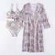 thumbnail image 4 of Gibobby Conjunto de bikini para mujer Bikinis de cintura alta para mujer, conjunto de Bikini Sexy de 3 piezas, traje de baño para cubrir, traje de baño d(Caqui,G), 4 of 5