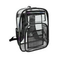 thumbnail image 1 of Feltree Transparent Backpack, Transparent Mini Backpack Beach Bag Backpack Transparent Jelly Bag, 1 of 7