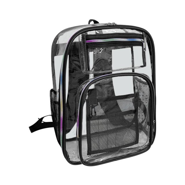 Feltree Sac à Dos Transparent, Mini Sac à Dos Transparent Sac de Plage Sac à Dos Sac en Gelée Transparent