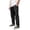 Black, variant on Athletic Pants for Men Drawstring Mesh Breathable Elastic Waist Moisture Wicking Workout Pants with Pockets