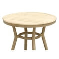 thumbnail image 3 of Furniture of America Limi Aluminum Round Patio Side Table in Natural Tone, 3 of 4