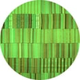 thumbnail image 1 of Ahgly Company Indoor Round Southwestern Green Country Area Rugs, 4' Round, 1 of 1