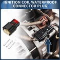 thumbnail image 2 of Unique Bargains 3 Pin Ignition Coil Waterproof Connector Plug Female Wire Terminal Connector for Ford for Mazda 1 Set, 2 of 6