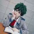 thumbnail image 1 of TOPHR peluca corta recta negra y verde para Cosplay, disfraz de Anime, pelo sintético para Halloween, disfraces de mujeres y niñas, pelucas para fiesta, 1 of 5