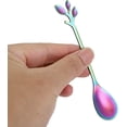 thumbnail image 3 of Kiibsot 4.7 Inches Mini Stainless Steel Leaf-Shaped Coffee Spoons - 10-Piece, Espresso & Dessert Tea Spoons Teaspoon, Perfect for Demitasse & Small Servings, 3 of 6