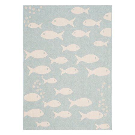 - Safavieh Courtyard Trena Fish Print Indoor/Outdoor Area Rug