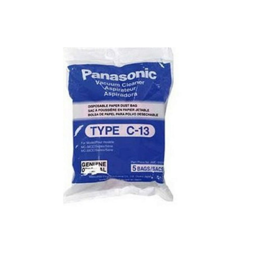 Panasonic Canister Vacuum Cleaner Type C13 Paper Bag 5 in Pack AMC
