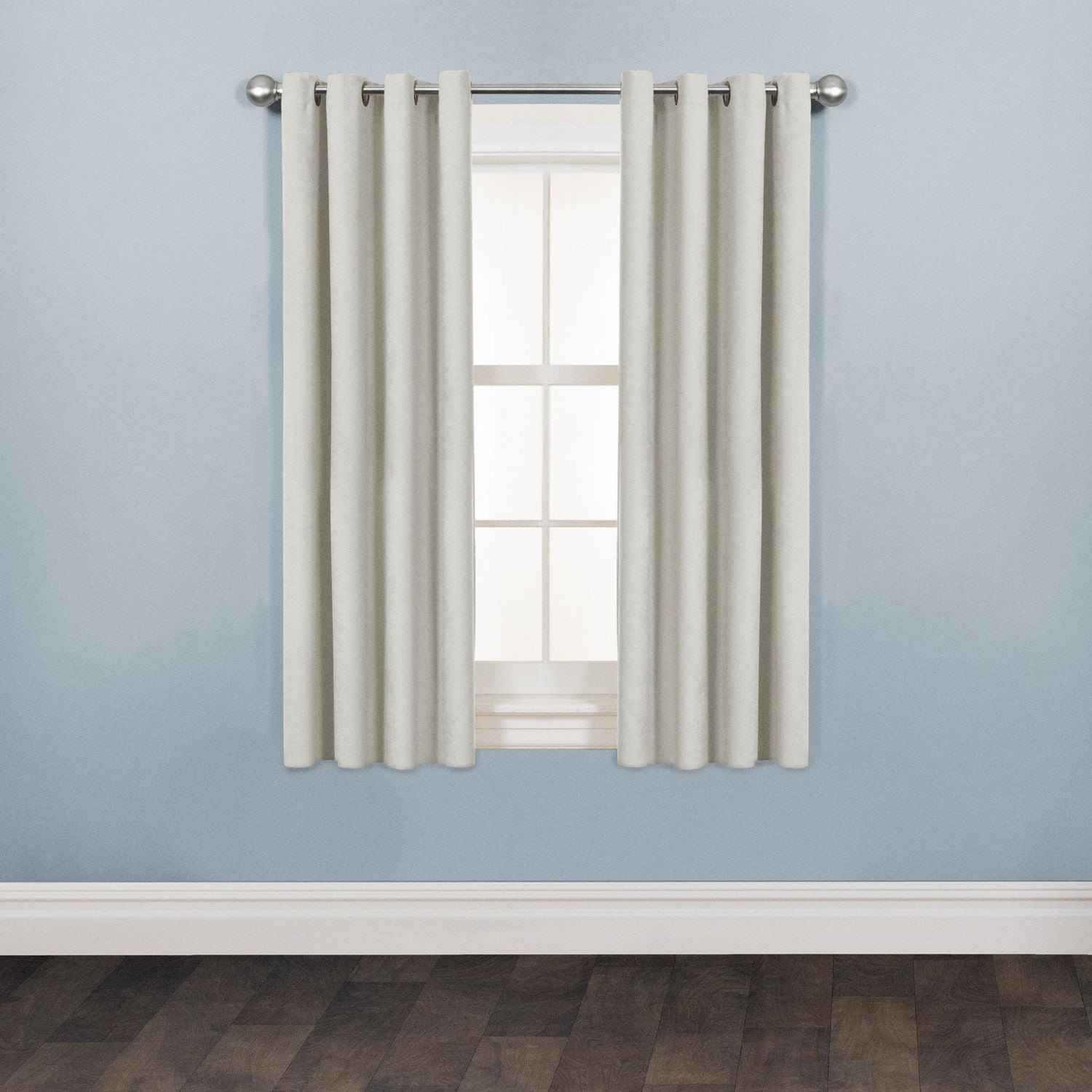 Mainstays Faux Suede Drapery Grommet Window Panel