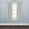 thumbnail image 1 of Mainstays Faux Suede Drapery Grommet Window Curtains Panel, 1 of 6