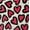Painted Hearts, variant on Crafted By Catherine Valentine's Day Plush Throw, Painted Hearts, Standard Size, All Ages