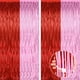 thumbnail image 1 of Cortinas de telón de fondo ZATAYE de 1 m x 2 m con flecos metálicos rojos y rosas, 1 of 7