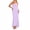 Purple, variant on Women's Square Neck Spaghetti Strap Maxi Dress Backless Cutout Bodycon Long Dress for Party Graduation Evening