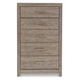 thumbnail image 5 of Signature Design by Ashley Culverbach 5 Drawer Chest in Gray, 5 of 15