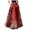 Red, variant on Women’s Floral Print Maxi Skirt High Waist A Line Floor Length Satin Skirt with Pockets Elegant Long Skirt for Formal Occasions Blue XL