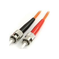 StarTech.com 1m Fiber Optic Cable - Multimode Duplex 62.5/125 - LSZH - ST/ST - OM1 - ST to ST Fiber Patch Cable (FIBSTST1) - Network cable - ST multi-mode (M) to ST multi-mode (M) - 1 m - fiber optic - duplex - 62.5 / 125 micron