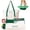Green set, variant on 166 Pieces American Mahjong Set, Portable Mahjong Game with Racks, Dice, Chips & Carry Bag for Family Party Travel