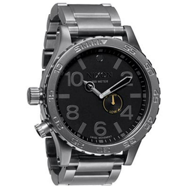Nixon Men's 51-30 Tide All Gunmetal/Black Watch A057680
