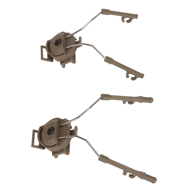 Adaptador de casco con auriculares, 1 par, adaptador de riel ARC, soporte para auriculares, accesorios del lado izquierdo y derecho para Comtac