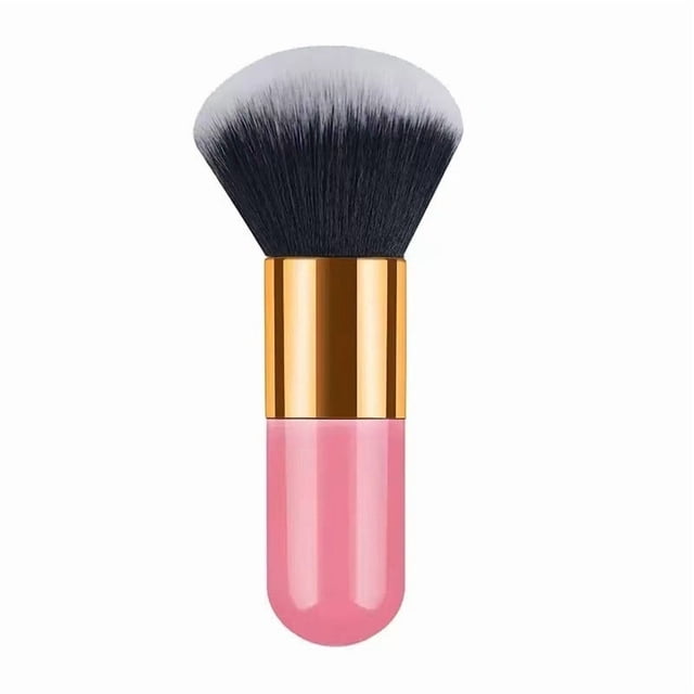 Brochas de maquillaje portátiles, brocha pequeña para polvos y colorete, envase individual, brocha multifuncional.