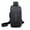 Black and Brown, variant on Anti Theft Sling Bag Shoulder Crossbody Backpack Waterproof Chest Bag with USB Charging Port Lightweight Casual Daypack