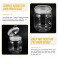thumbnail image 6 of 2Pcs Clear Honey Jar Airtight Honey Bottles Plastic Jam Jars Caviar Storage Containers, 6 of 6