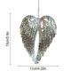thumbnail image 3 of Adorno navideño acrílico con colgante de cristal de hielo | Decoración navideña colgante | Plástico transparente | Decoración navideña para el hogar, 3 of 6
