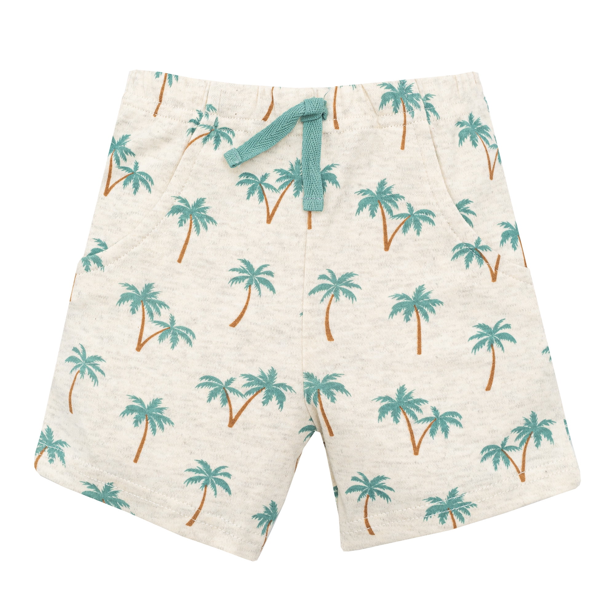 Hudson Baby Boy Cotton Bodysuit, Shorts and Shoe Set, Mommys Surfer Dude, 6-9 Months