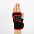thumbnail image 4 of Wrist Brace , Breathable & Moisture Wicking Adjustable Wrist Strap Reversible Wrist Brace for Sports Protecting/Tendonitis Pain Relief/Carpal Tunnel/Arthritis-Right&Left, 4 of 6