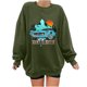 thumbnail image 1 of Blusa de manga larga con estampado de coche informal con cuello redondo para mujer Fridja hj2438, 1 of 8