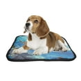thumbnail image 2 of PKQWTM Tropical Water Dangerous Bull Sharks Pet Dog Cat Bed Pee Pads Mat Cushion Potty Dogsblankets Crate Bed Kennel 25x30 inch, 2 of 3