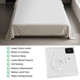thumbnail image 2 of Debonair Grounding Sheets,90% Organic Cotton + 10% Pure Silver Fiber, Grounding Bed Sheets with Grounding Cord for Healthy Sleep Therapy for Adults,White, 2 of 8