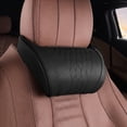 thumbnail image 4 of Car Neck Support Pillow, Ergonomic Headrest Cushion with Adjustable Buckle Straps, Breathable Vehicle Seat Pillow for Cars, SUVs, Trucks, Desk Chairs, Compact Storage, 10.63 x 6.30 in, Black, 1 Pack, 4 of 7