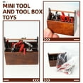 thumbnail image 4 of 1 Ensemble Mini Boîte à Outils Ornement Maison de Poupée Accessoire Outils Miniatures Gadgets Modèle Maison de Poupée Décorations, 4 of 9