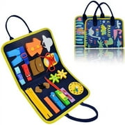 Busy Board Montessori Toys Sensory Activity Development Board Sensory Toy Learning Board for Fine Motor Skills Sensory Toy Learning Board for 1 2 3 4-year-old boy and girl gift