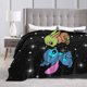thumbnail image 3 of Manta de microfibra ultra suave YodA con estampado 3D de moda para todas las estaciones, para sofá, cama, manta cálida, perfecta para niños, adultos, regalo de cumpleaños familiar, 40 x 30 pulgadas, 3 of 5