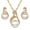 Gold, variant on Womens Necklaces Trendy Pearl Jewelry Set For Women Adjustable Pearl Pendant Necklace Pearl Dangle Earrings Wedding Pearl Silver Jewelry Set For Valentine's Day Day Jewelry Present Girlfriend(Set)