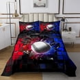 thumbnail image 1 of Erosebridal Baseball Coverlet Set King,Sport Theme Bedding Set,Geometric Decor, 1 of 5