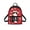 Christmas Cat Print, variant on Galaxy Axolotl Print Small Backpack for Daily Use Outing, Adjustable Strap Ladies Travel Backpack Polyester Zipper Closure Mini Backpack