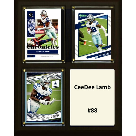 CeeDee Lamb Dallas Cowboys 8" x 10" Trading Card Plaque