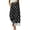 Black, variant on Women Polka Dot Lace Trim Wide Leg Pants Elastic Drawstring High Waist Loose Fit Trendy Y2K Palazzo Pants with Pockets