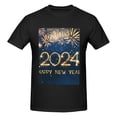thumbnail image 4 of Bingfone Happy New Year 2024 (3) Men'S Loose Fit Short-Sleeve Pocket T-Shirt, 4 of 7
