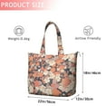 thumbnail image 4 of Pioneer Flower Floral Print Pattern Travel Tote Bags for Women Carry On,Large Weekender Bags for Women Travel,Multi Functional Duffle Bag for Work,Shopping,Sports, 4 of 5